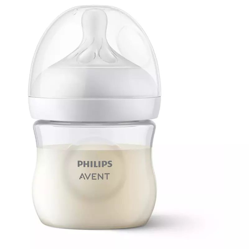 Biberon anticolici, Philips Avent, Natural Response, 125 ml, 0 luni+, Alb