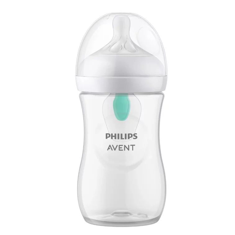 Biberon, Philips Avent, Natural Response, Cu supapa AirFree, 3-6 luni, debit 3 (mediu), 260 ml, Fara BPA, Anticolici, Alb