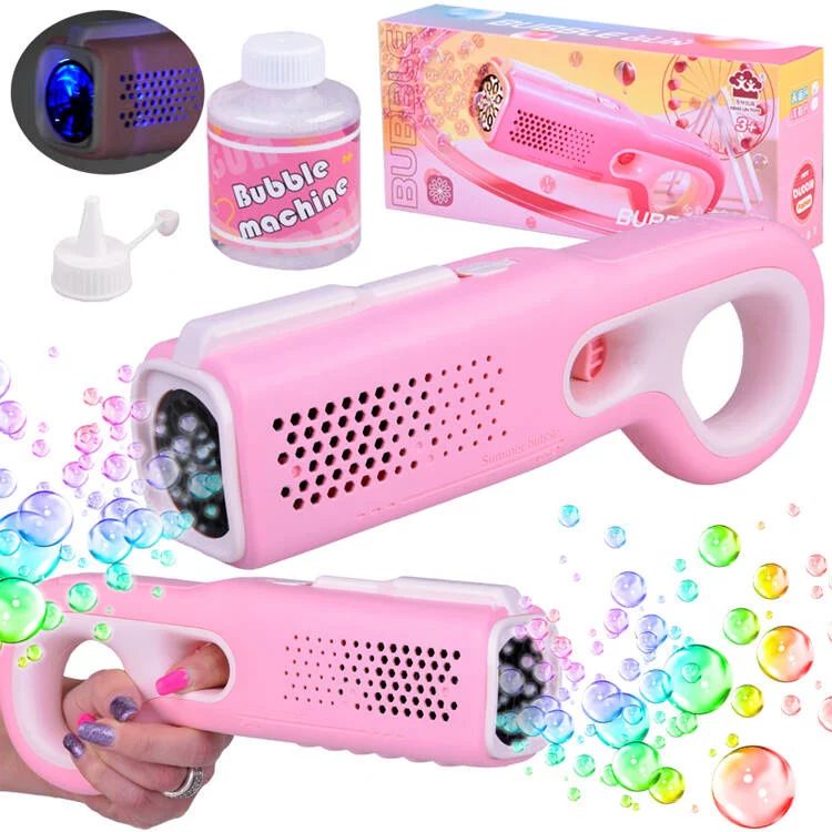 Pistol de facut baloane, Bubble Machine, Pink
