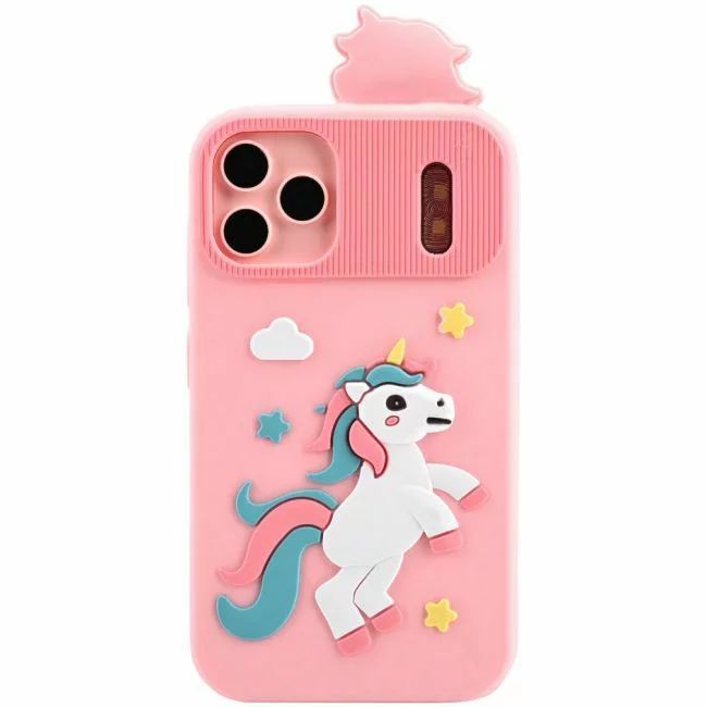 Primul meu telefon inteligent de jucarie pentru copii, Free2Play, Cu camera dubla, Muzica, Jocuri, Unicorn