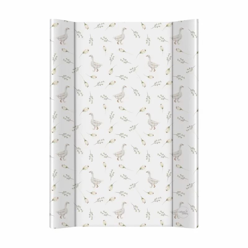 Saltea de infasat, Ceba Baby, Basic, 50x70 cm, Cu intaritura, Pentru comode, masute de infasat si patuturi, Fara BPA, 0 luni+, Goose