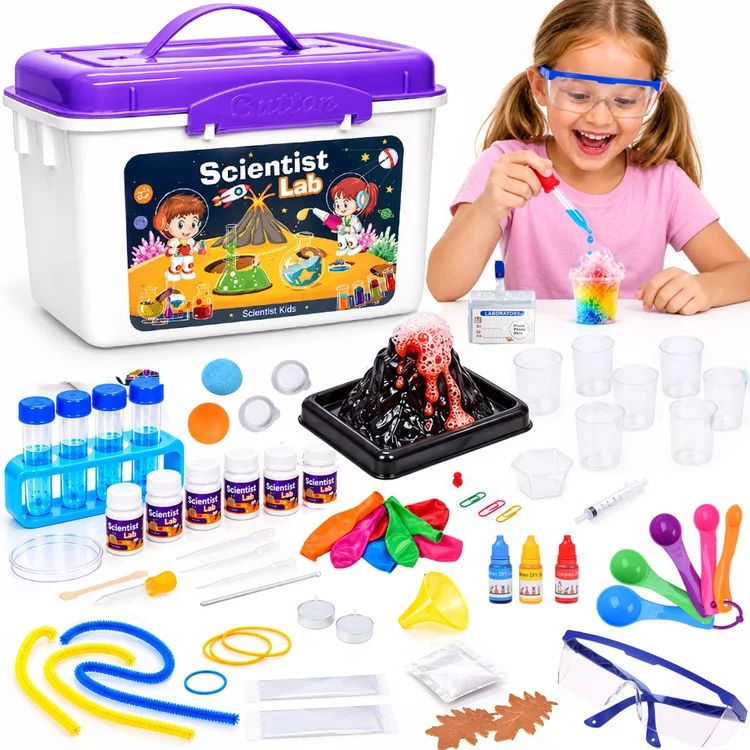 Set de joaca de chimie: 80 de experimente stiintifice, Laborator de chimie