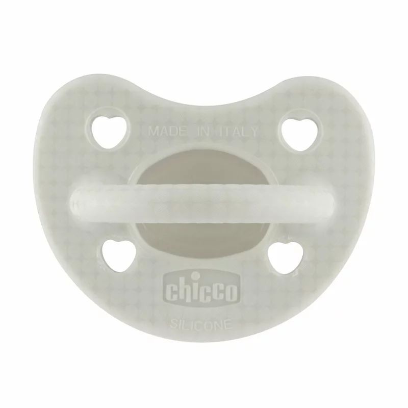 Suzeta bebelusi, Chicco, Physioforma Luxe, Ortodontica, Silicon moale, Fara BPA, 2-6 luni, Gri