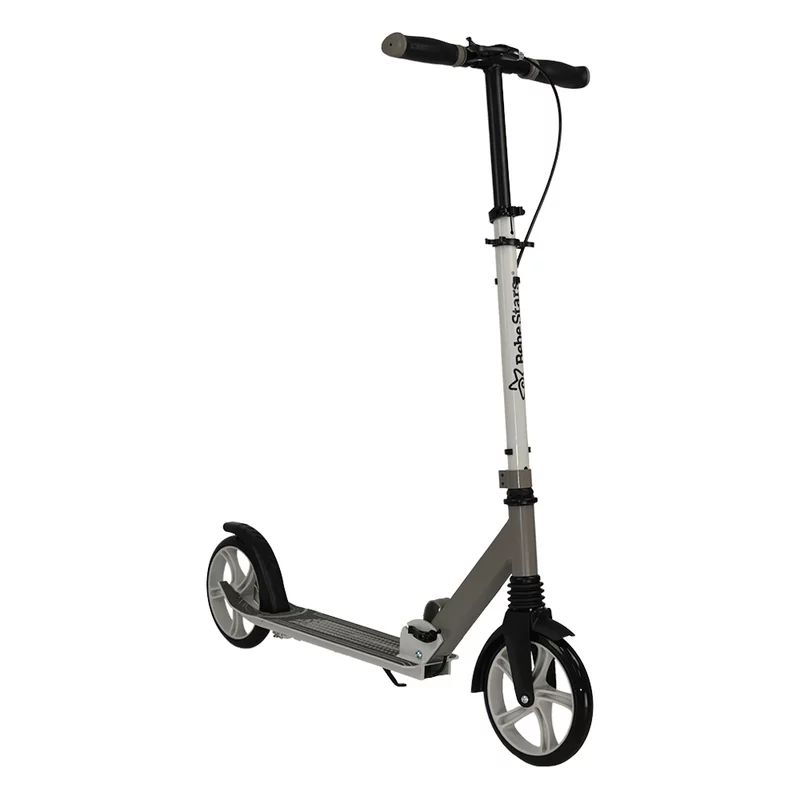 Trotineta, Bebe Stars, Xride, Pentru copii de la 8 ani pana la adulti, Ultrapliabila, Pana la 100 Kg, Conform cu EN14619: 2019, Beige