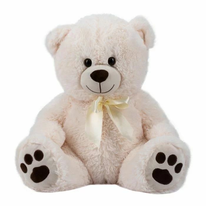 Ursulet de plus, Free2Play, Teddy Bear Cuddly, 38 cm, White