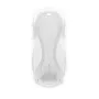 Mini suport de baie, Angelcare, Cu forma ergonomica, Pentru cazi de adulti sau de bebe, 0 luni+, Gri Deschis - 4
