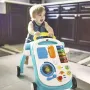 Centru de activitati, Baby Einstein, Mix & Roll, 4 in 1, Cu sunete si lumini, 6 - 36 luni, Unisex, Albastru - 9