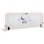 Protectie laterala pat, FreeON, Pentru bebe, Rabatabila, Instalare usoara, Dimensiune 135 x 57 cm, Sweet Dreams, Conform cu standardul european BS7972:2001+A12009, Light Beige - 1