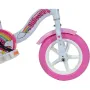 Bicicleta cu pedale, Dino Bikes, Unicorn, Cu roti ajutatoare, 10 inch, Pana la 30 kg, 2 ani+, Multicolor - 15