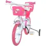 Bicicleta cu pedale, Dino Bikes, Unicorn, Cu roti ajutatoare, Cu cosulet frontal, Cu cosulet pentru papusi, 16 inch, Pana la 60 kg, 5 ani+, Multicolor - 10