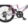 Bicicleta cu pedale, Dino Bikes, Mountain Bike, Cu 6 viteze, 20 inch, Pana la 130 cm, Multicolor - 17