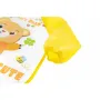Baveta impermeabila, Bocioland, Cu maneci lungi, Dimensiune 40x35 cm, Happy Cows - 4