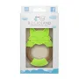 Jucarie de dentitie, Bocioland, Din silicon si lemn, Usor de prins, Bpa Free, Vulpe, Verde - 2