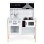 Bucatarie din lemn cu sunete, accesorii si LED-uri Ecotoys PLK537 - 1