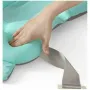 Cadita pliabila, Primabobo, Genua Premium, Cu termometru, dop si suport anatomic, Conform cu standardul european de securitate EN71, 80 x 50 x 22, Gri - 6