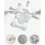 Cadita pliabila, Primabobo, Genua Premium, Cu termometru, dop si suport anatomic, Conform cu standardul european de securitate EN71, 80 x 50 x 22, Gri - 9