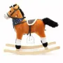 Calut balansoar din plus, Baby Mix, Cu efecte de miscare a gurii si a cozii, Cu melodie de cowboy si efect de galop, Maro Deschis - 7