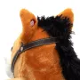 Calut balansoar din plus, Baby Mix, Cu efecte de miscare a gurii si a cozii, Cu melodie de cowboy si efect de galop, Maro Deschis - 9