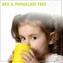 Canuta, Bbluv, Kup, 4 in 1 cu pai, manere si capac, Silicon, Fara BPA, 240 ml, Lime - 10