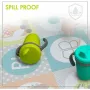 Canuta, Bbluv, Kup, 4 in 1 cu pai, manere si capac, Silicon, Fara BPA, 240 ml, Lime - 12