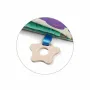 Carticica senzoriala, BabyOno, La ferma, Cu jucarie pentru dentitie, Texturi multiple, Fosnaitoare, Moale, Sistem de atasare, 0 luni+, Multicolor - 2