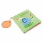Carticica senzoriala, Bocioland, Cu 10 pagini in culori contrastante, Fosneste cand este atinsa, Din material moale, 0 luni+, Animals - 1