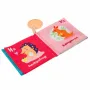 Carticica senzoriala, Bocioland, Cu 10 pagini in culori contrastante, Fosneste cand este atinsa, Din material moale, 0 luni+, Animals - 3