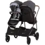 Carucior gemeni Chipolino Duo Smart 2 in 1 silver grey - 4