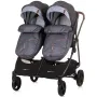 Carucior gemeni Chipolino Duo Smart 2 in 1 silver grey - 7