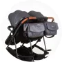 Carucior gemeni Chipolino Duo Smart 2 in 1 silver grey - 11
