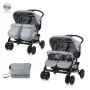 Carucior pentru Gemeni Twin, Cool Grey - 1