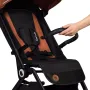 Carucior sport, Lionelo, Cloe, Cu accesorii, Cadru din aluminiu, Pana la 22 kg, Usor, Pliere compacta pentru avion, cu o singura mana, Ideal pentru toate tipurile de suprafete, 6 luni+, Maro - 15