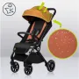 Carucior sport, Lionelo, Cloe, Cu accesorii, Cadru din aluminiu, Pana la 22 kg, Usor, Pliere compacta pentru avion, cu o singura mana, Ideal pentru toate tipurile de suprafete, 6 luni+, Maro - 7