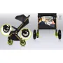 Carucior sport, Lionelo, Cloe, Cu accesorii, Cadru din aluminiu, Pana la 22 kg, Usor, Pliere compacta pentru avion, cu o singura mana, Ideal pentru toate tipurile de suprafete, 6 luni+, Maro - 27