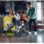 Carucior sport, Lionelo, Cloe, Cu accesorii, Cadru din aluminiu, Pana la 22 kg, Usor, Pliere compacta pentru avion, cu o singura mana, Ideal pentru toate tipurile de suprafete, 6 luni+, Maro - 40