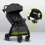 Carucior sport, Lionelo, Ingrid, Capotina impermeabila cu filtru UPF50+, Pana la 22 Kg, Spatar reglabil in 3 pozitii, Include suport pahar si plasa de tantari, Sistem pentru pliere automata, 6 luni+, Gri - 26