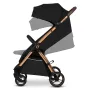 Carucior sport, Lionelo, Ingrid, Capotina impermeabila cu filtru UPF50+, Pana la 22 Kg, Spatar reglabil in 3 pozitii, Include suport pahar si plasa de tantari, Sistem pentru pliere automata, 6 luni+, Negru - 9