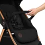 Carucior sport, Lionelo, Ingrid, Capotina impermeabila cu filtru UPF50+, Pana la 22 Kg, Spatar reglabil in 3 pozitii, Include suport pahar si plasa de tantari, Sistem pentru pliere automata, 6 luni+, Negru - 17