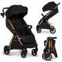 Carucior sport, Lionelo, Ingrid, Capotina impermeabila cu filtru UPF50+, Pana la 22 Kg, Spatar reglabil in 3 pozitii, Include suport pahar si plasa de tantari, Sistem pentru pliere automata, 6 luni+, Negru - 19