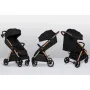 Carucior sport, Lionelo, Ingrid, Capotina impermeabila cu filtru UPF50+, Pana la 22 Kg, Spatar reglabil in 3 pozitii, Include suport pahar si plasa de tantari, Sistem pentru pliere automata, 6 luni+, Negru - 21
