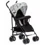 Carucior sport, FreeON, Simple, Spatar si suport picioare reglabile, Capotina cu fereastra, Conform cu standardele de siguranta EN 1888-1:2018 si A1:2022, Black/White - 1
