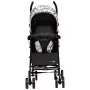 Carucior sport, FreeON, Simple, Spatar si suport picioare reglabile, Capotina cu fereastra, Conform cu standardele de siguranta EN 1888-1:2018 si A1:2022, Black/White - 5
