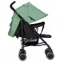 Carucior sport, FreeON, Simple, Spatar si suport picioare reglabile, Capotina cu fereastra, EN 1888-1:2018 si A1:A1:2022, Black/Green - 9