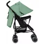 Carucior sport, FreeON, Simple, Spatar si suport picioare reglabile, Capotina cu fereastra, EN 1888-1:2018 si A1:A1:2022, Black/Green - 10