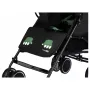 Carucior sport, FreeON, Simple, Spatar si suport picioare reglabile, Capotina cu fereastra, EN 1888-1:2018 si A1:A1:2022, Black/Green - 11