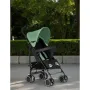 Carucior sport, FreeON, Simple, Spatar si suport picioare reglabile, Capotina cu fereastra, EN 1888-1:2018 si A1:A1:2022, Black/Green - 14