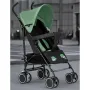 Carucior sport, FreeON, Simple, Spatar si suport picioare reglabile, Capotina cu fereastra, EN 1888-1:2018 si A1:A1:2022, Black/Green - 6