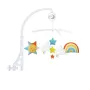 Carusel muzical, Bebe Stars, Pentru patut, Cu jucarii moi, Cu joc muzical, Mecanism de reglare, 0 luni+, Rainbow - 1