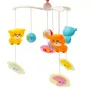 Carusel muzical, BabyMix, Pentru patut bebelusi, Cu proiectii, Cu melodii si sunete ale naturii, Cu 11 jucarii, Red - 6
