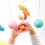 Carusel muzical, BabyMix, Pentru patut bebelusi, Cu proiectii, Cu melodii si sunete ale naturii, Cu 11 jucarii, Red - 5